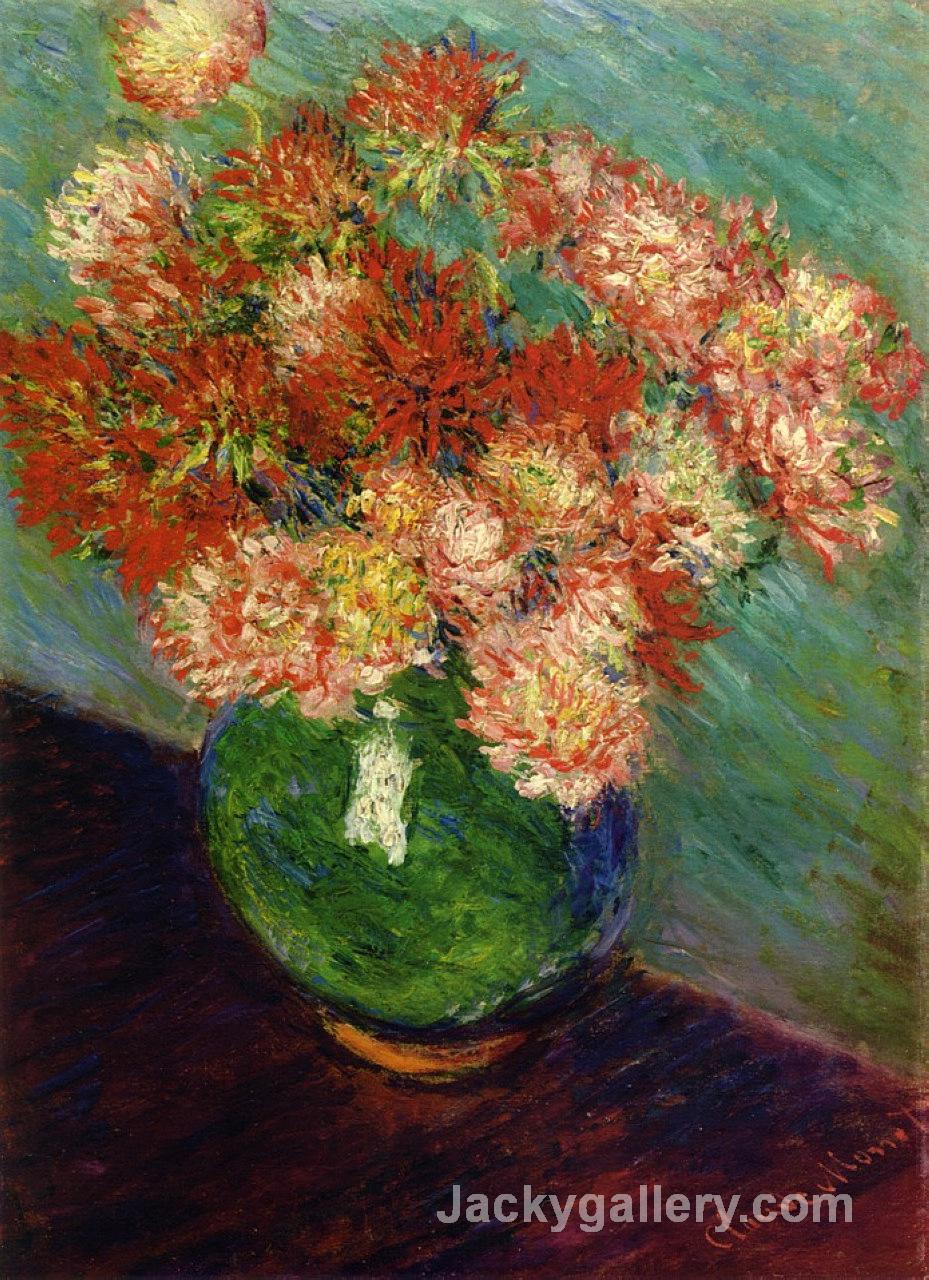 Vase of Chrysanthemums by Claude Monet paintings reproduction
